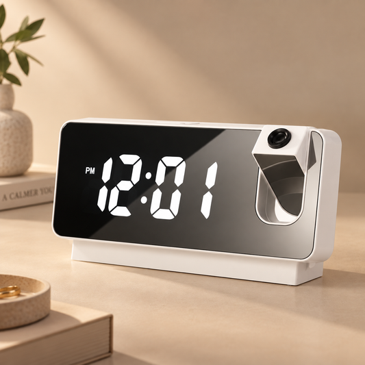 LED Projection Alarm Clock