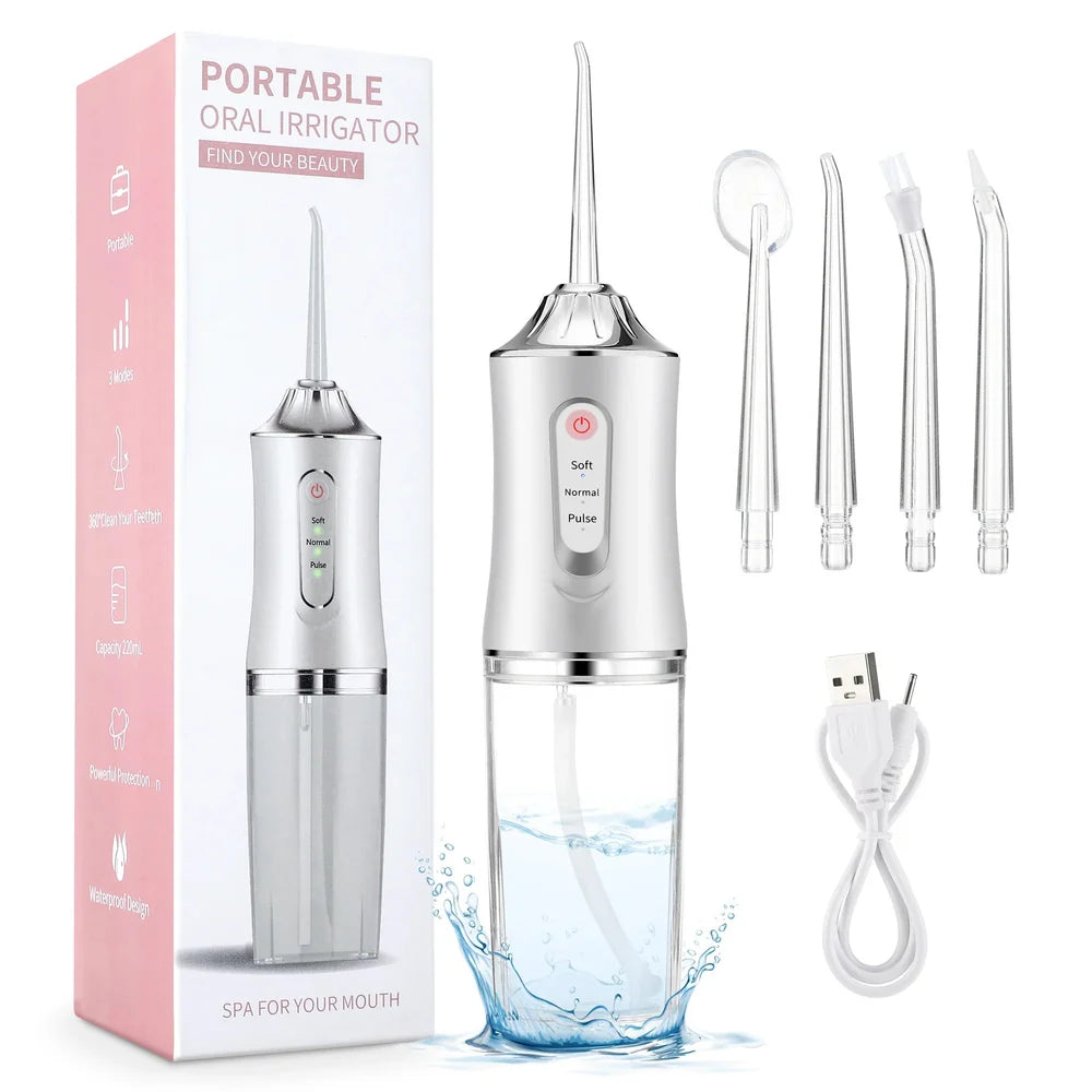 Portable Water Dental Flosser
