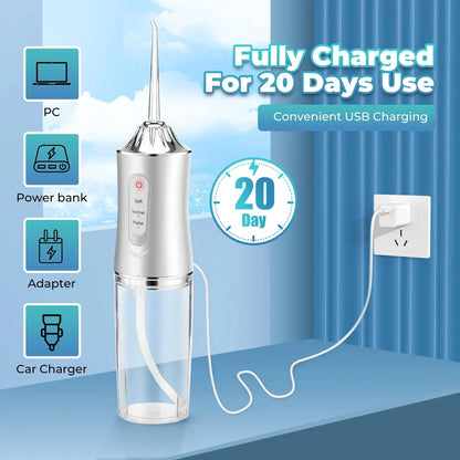 Portable Water Dental Flosser